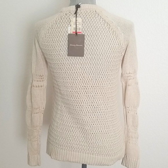 Tommy Bahama Open Weave Pullover, XS - Picture 2 of 5